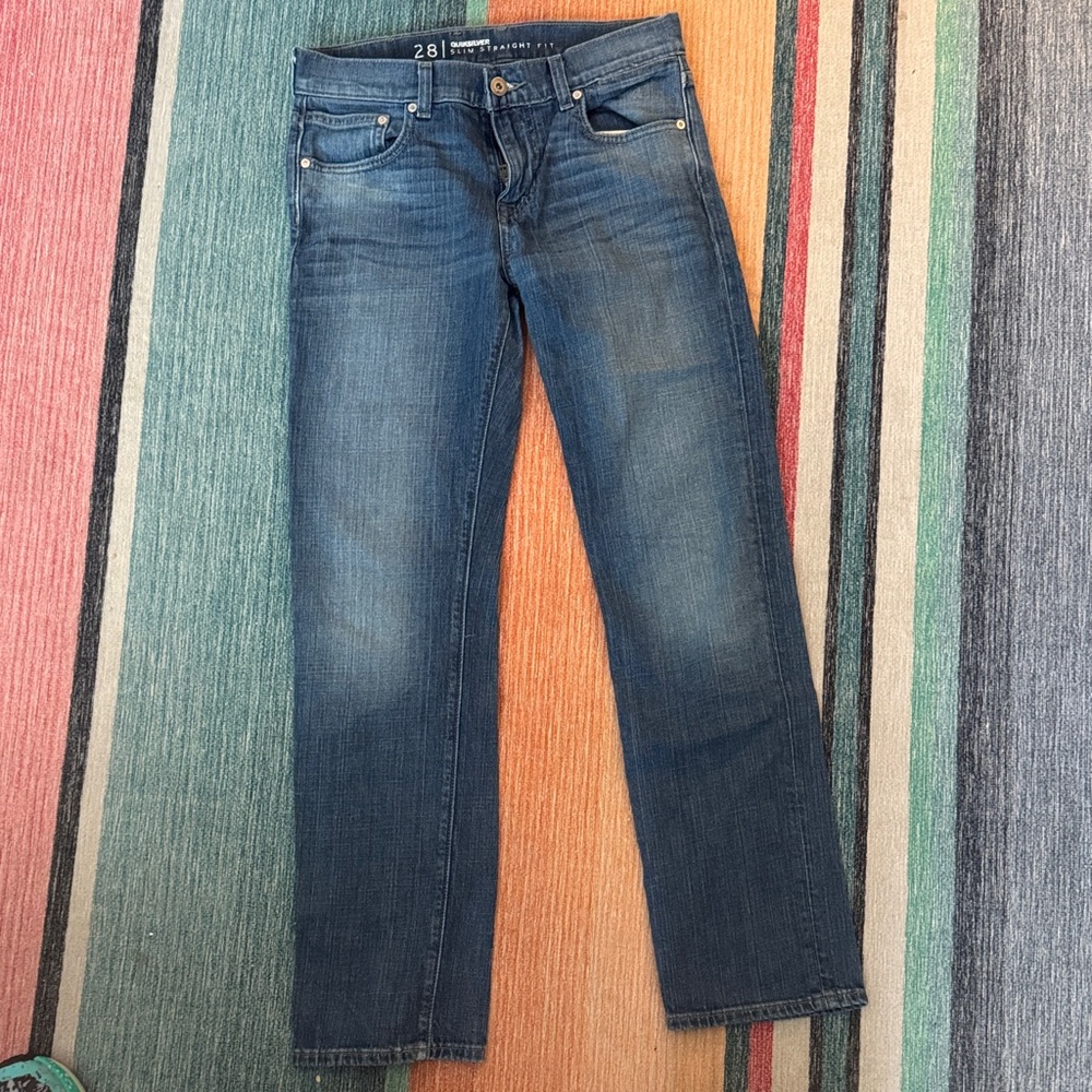 Quiksilver Men's Denim Slim Straight Jeans